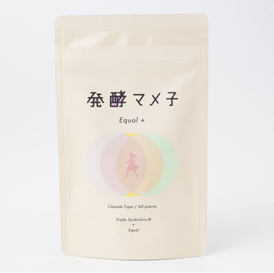 【定期コース】発酵マメ子 エクオールプラス 1袋/ 1ヶ月分 60カプセル